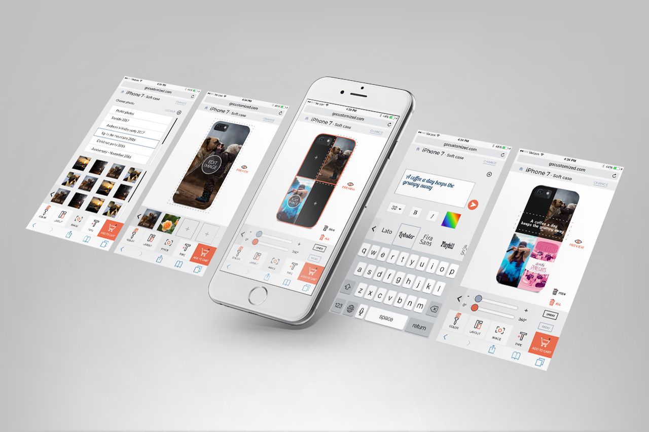 Custom Design Webtool Redesign [GoCustomized, custom phone cases]